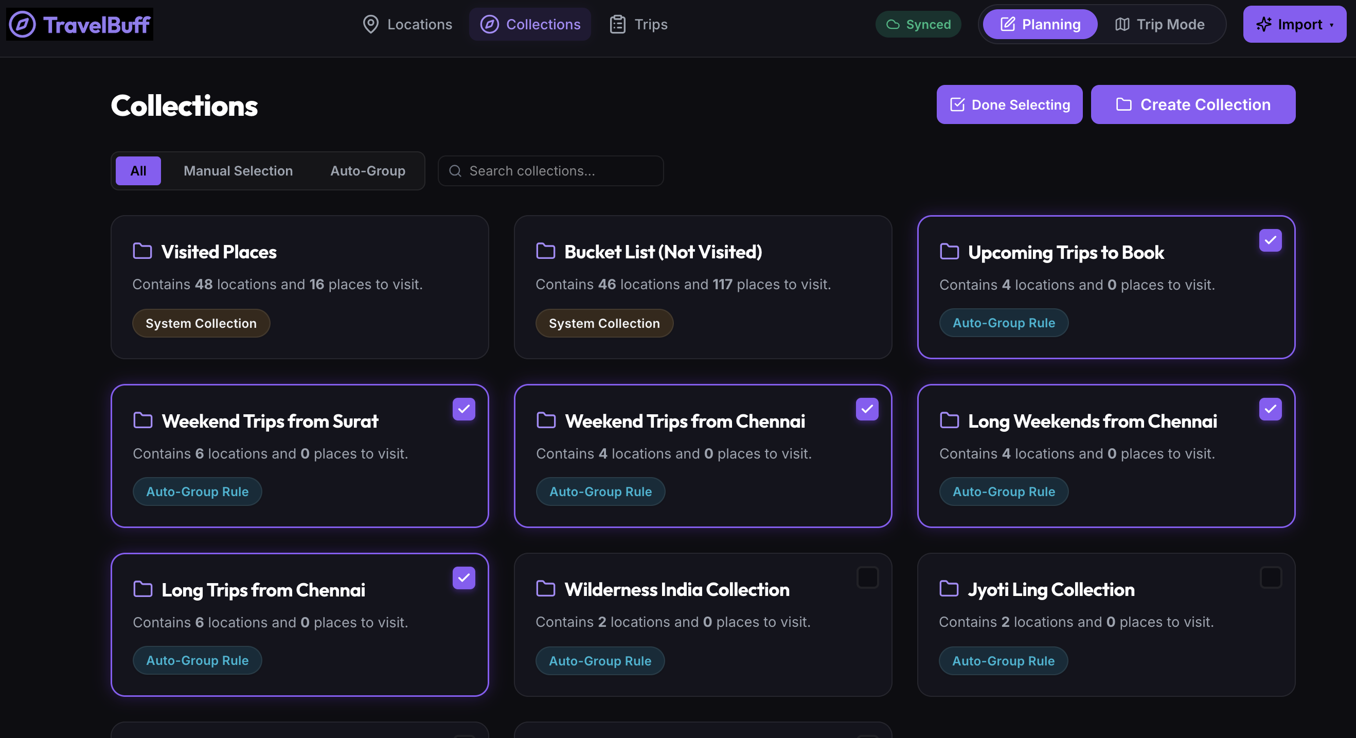 Multi-Select Mode & Bulk Selection Controls